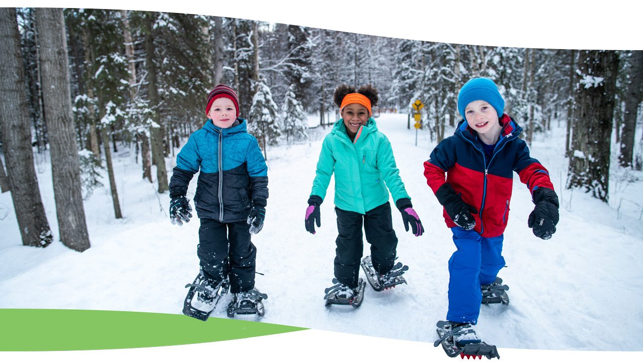 Kids Snowshoeing